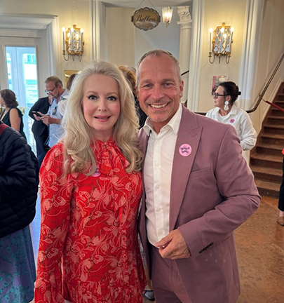 Kym with Curator of the Museum Peter Husty