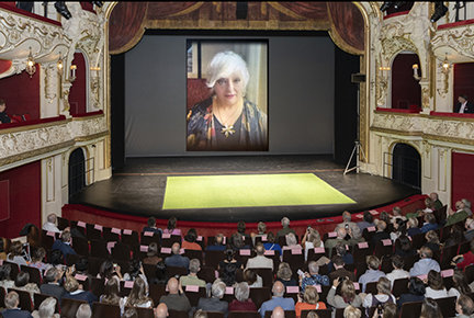 Angela Cartwright (Brigitta) was unable to attend the event but made a video message that was played for the audience.